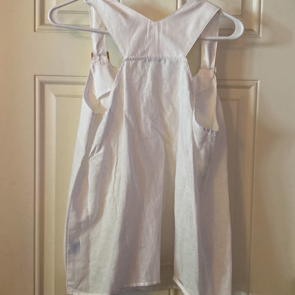 J McLaughlin sleeve list, linen cotton top size large - Picture 6 of 6